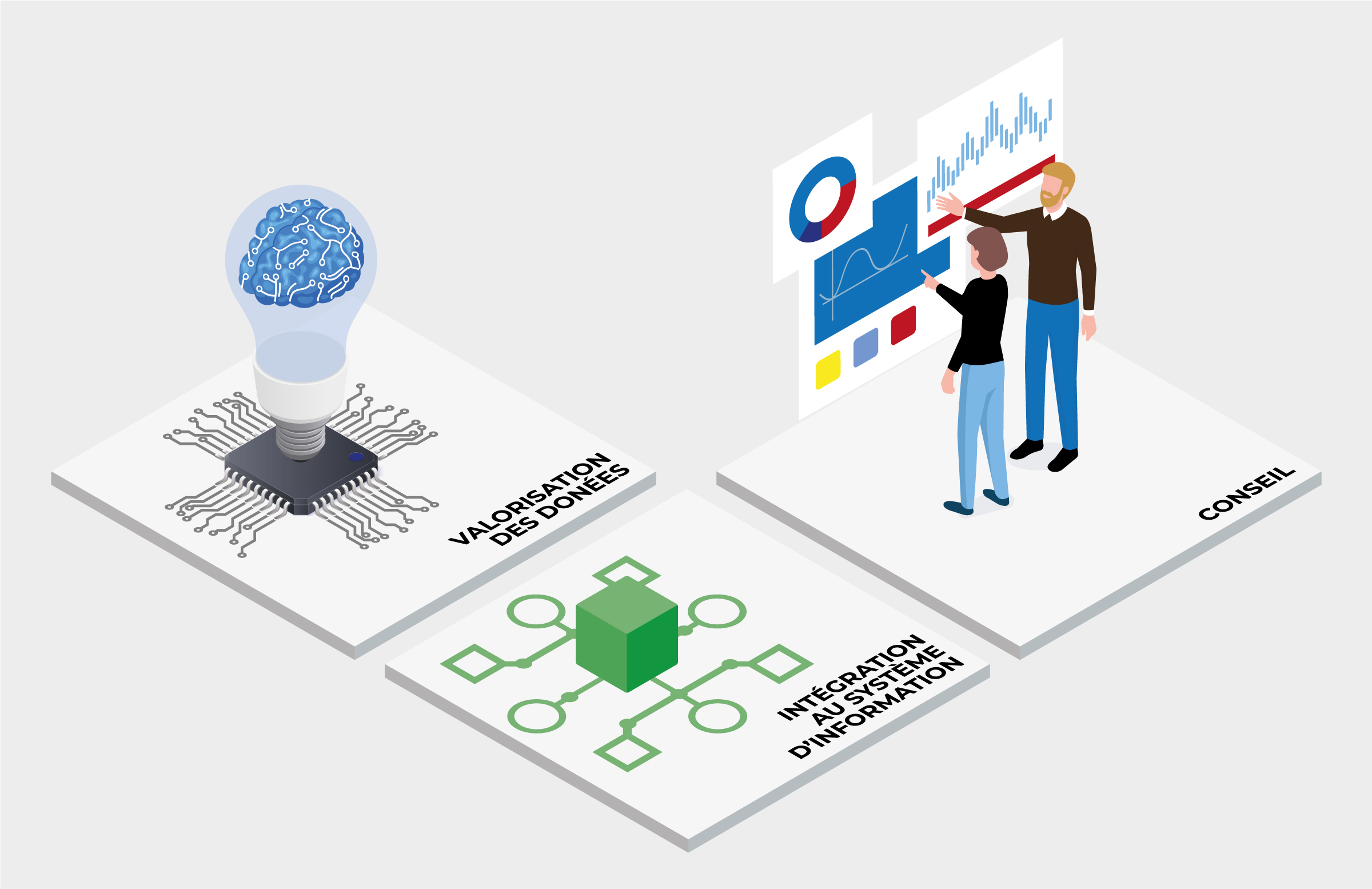 Datenbewertung, Systemintegration und Beratung