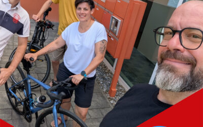 L&rsquo;équipe ICUBE à vélo 🚴🌍