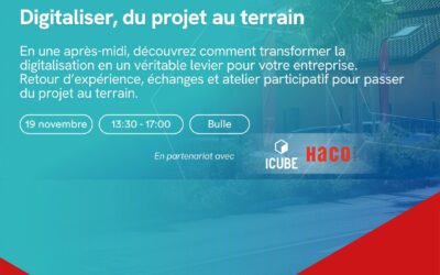Digitaliser, du projet au terrain 👍
